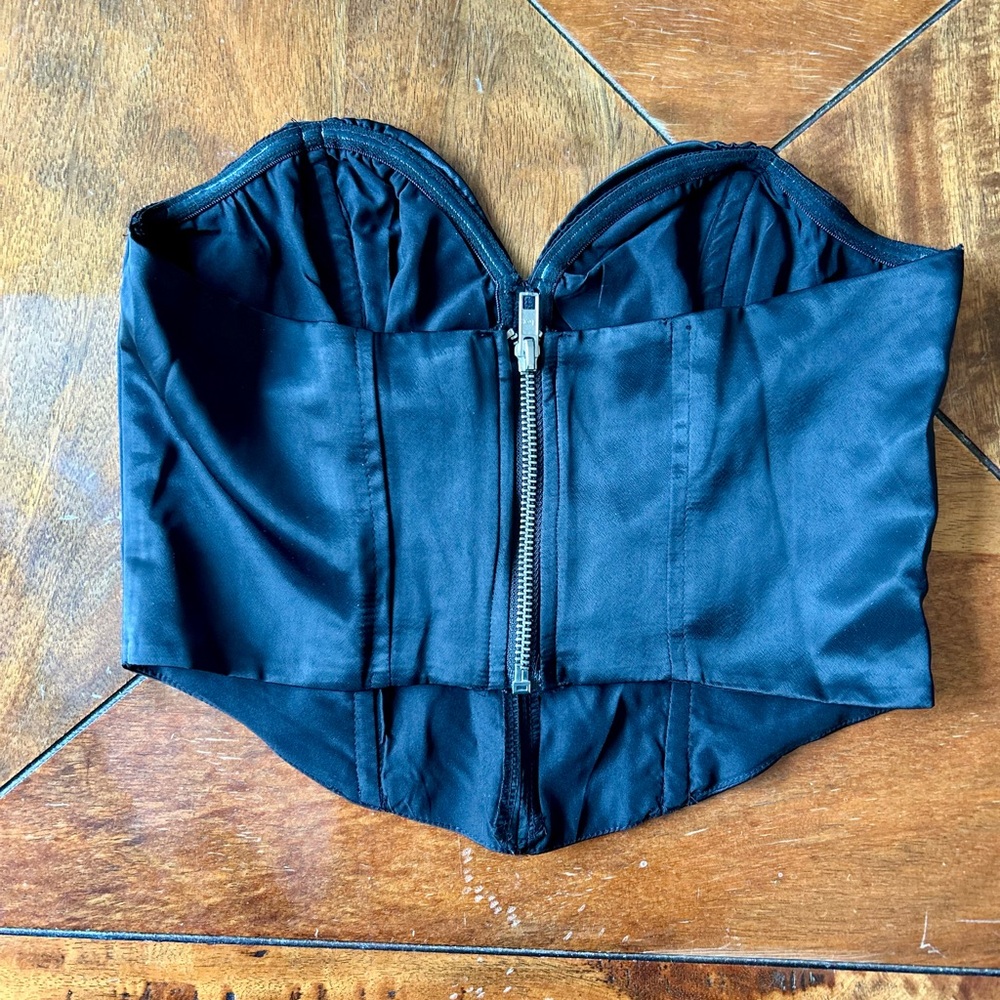H&M Divided Black Corset Top - Picture 4 of 6